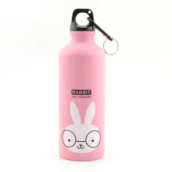 Aluminium drinkfles Konijn 500 ml